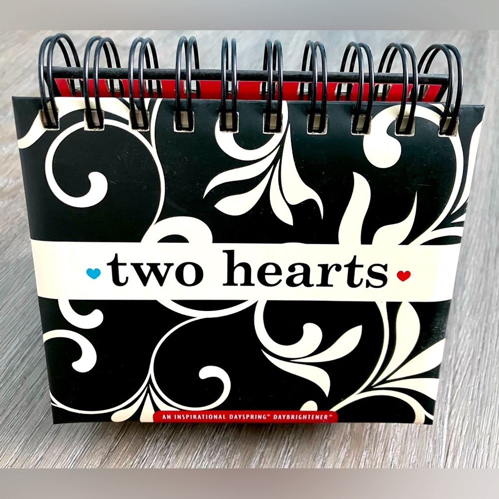 Two Hearts Dayspring Perpetual Flip Calendar Love & Romance Themed, Good Gift